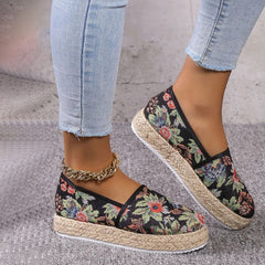 Vintage Flatform Slip-On Shoes