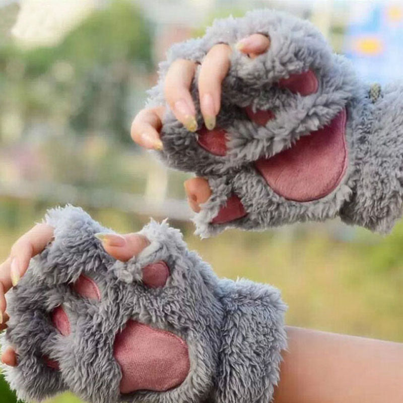 Warm Bear Paw Gloves