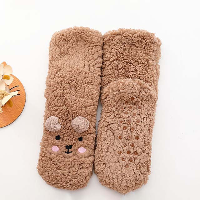 Cartoon Bear Warm Socks