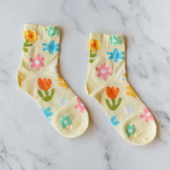 Casual Floral Socks