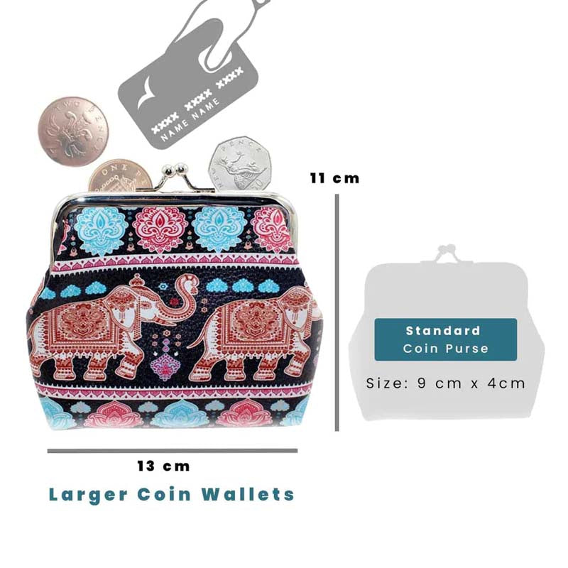 Vintage Ethnic Print Coin Purse