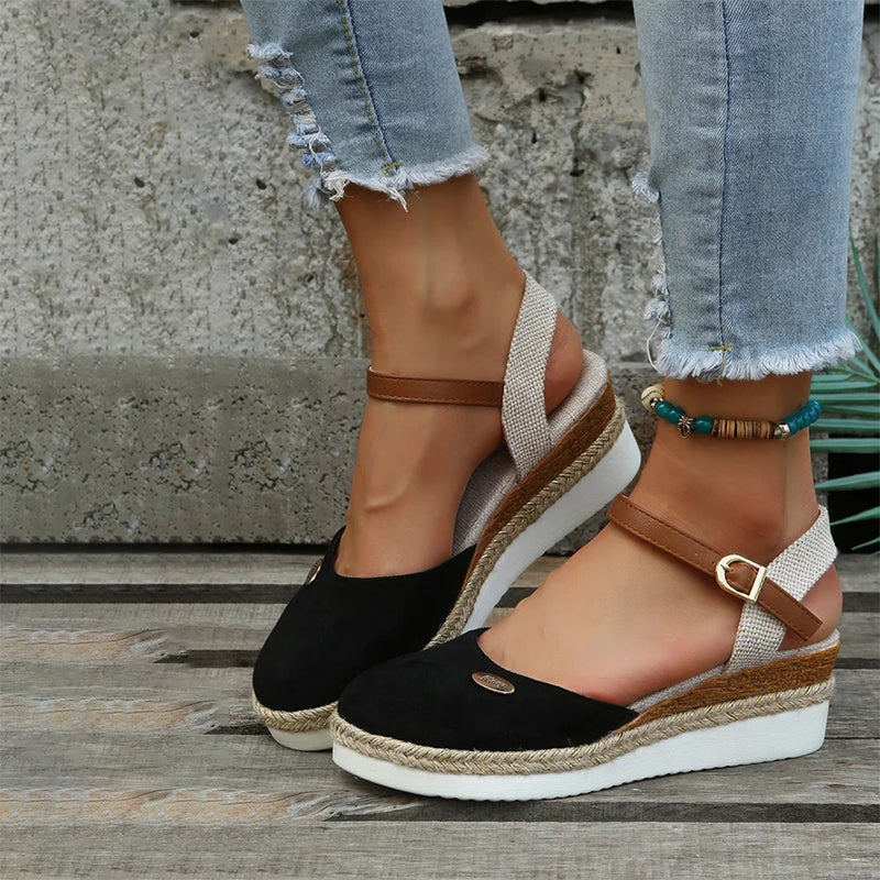 Vintage Wedge Sandals