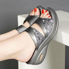 Summer Platform Wedge Open Toe Casual Shoes