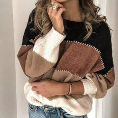 Casual O-neck Knitted Sweater