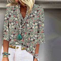 Elegant Floral Blouse