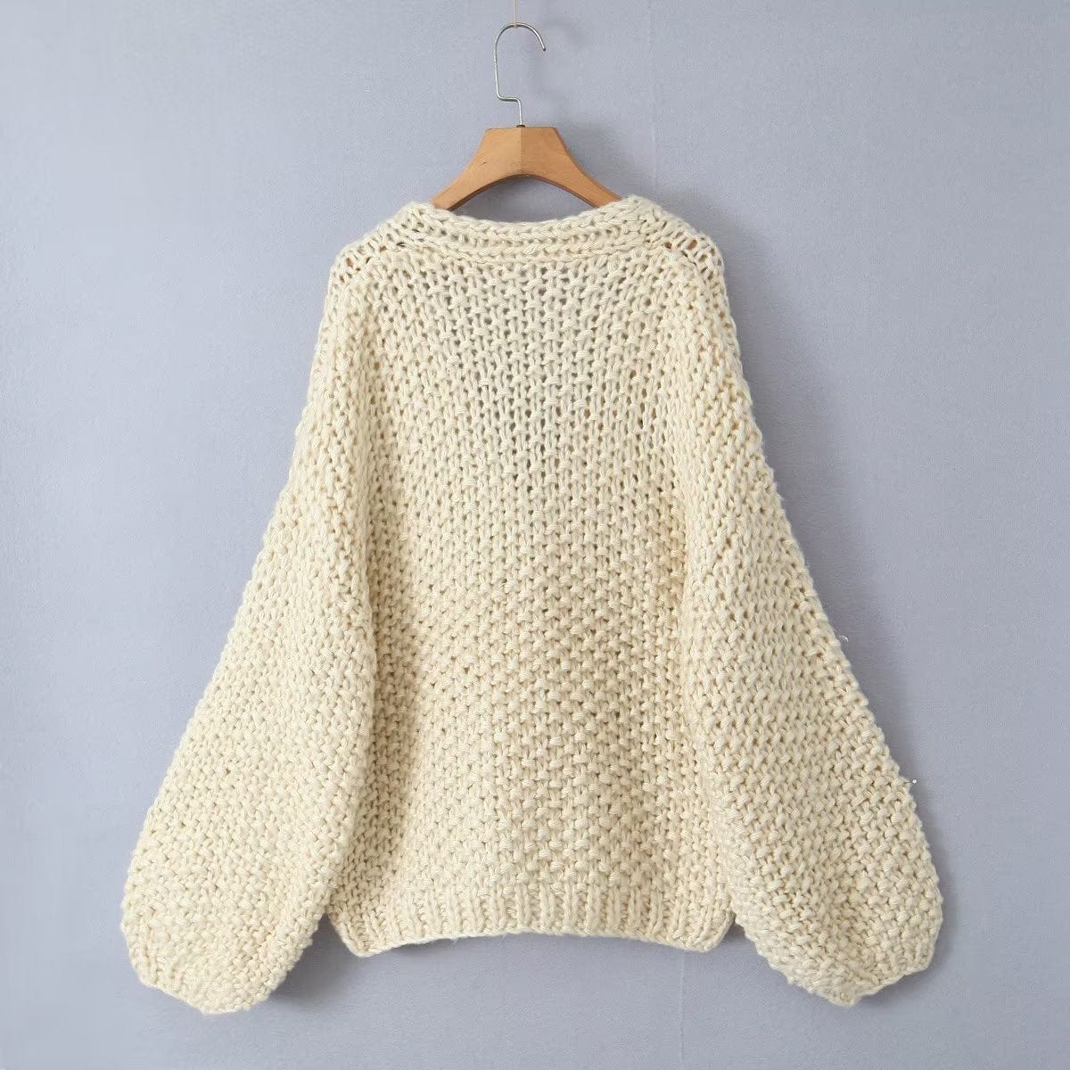 Stitch Flowers Hand Knit Cardigan