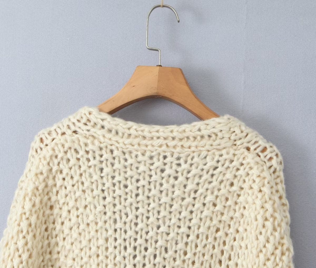 Stitch Flowers Hand Knit Cardigan