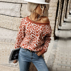 Clover Animal Print Sweater