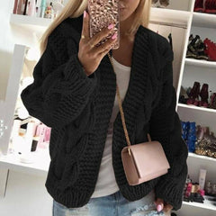 Vintage Casual Knitted Coat