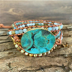 Natural Stone Boho Bracelet