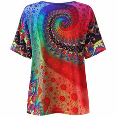 Colorful Print Casual T-Shirt