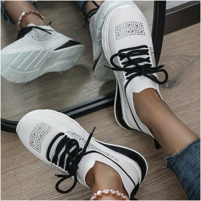 Elastic Mesh Sneakers