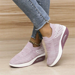 Casual Striped Breathable Sneakers