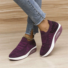 Casual Striped Breathable Sneakers