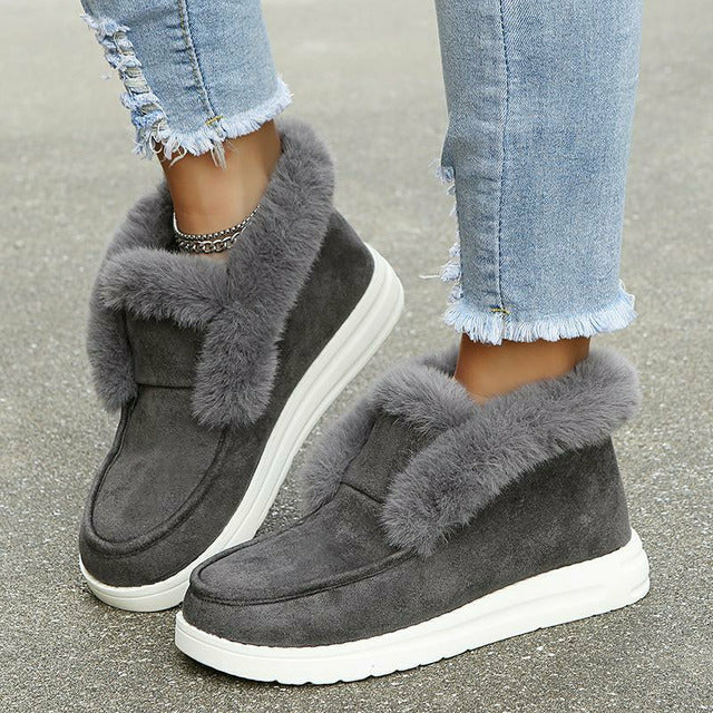 Plush Warm Snow Boots