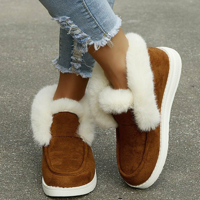 Plush Warm Snow Boots