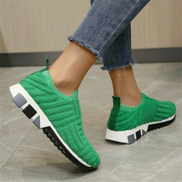 Casual Solid Breathable Sneakers