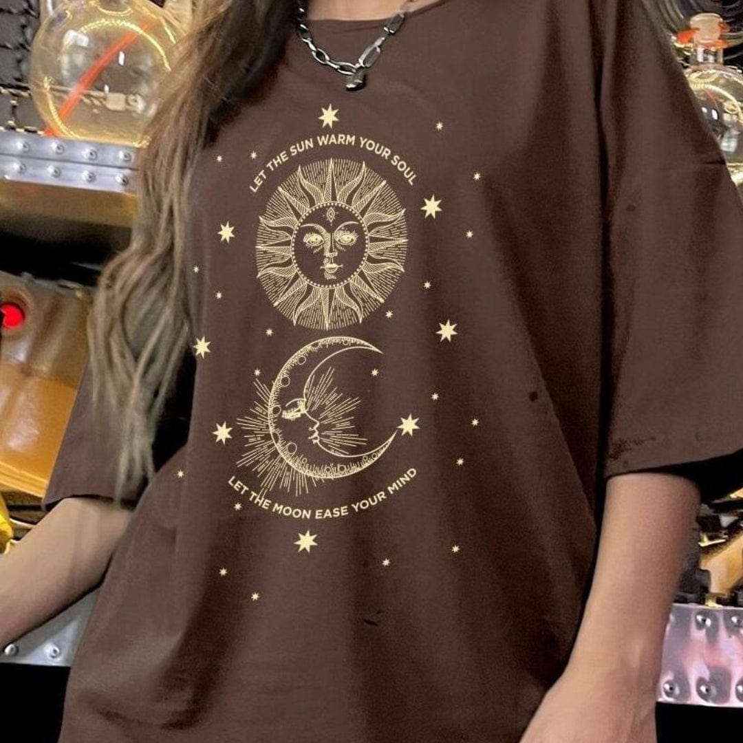 Sun & Moon Print Tee