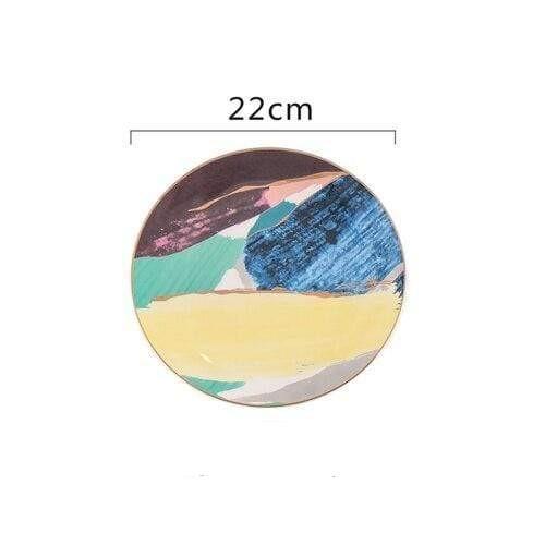 Colored Clouds Plates
