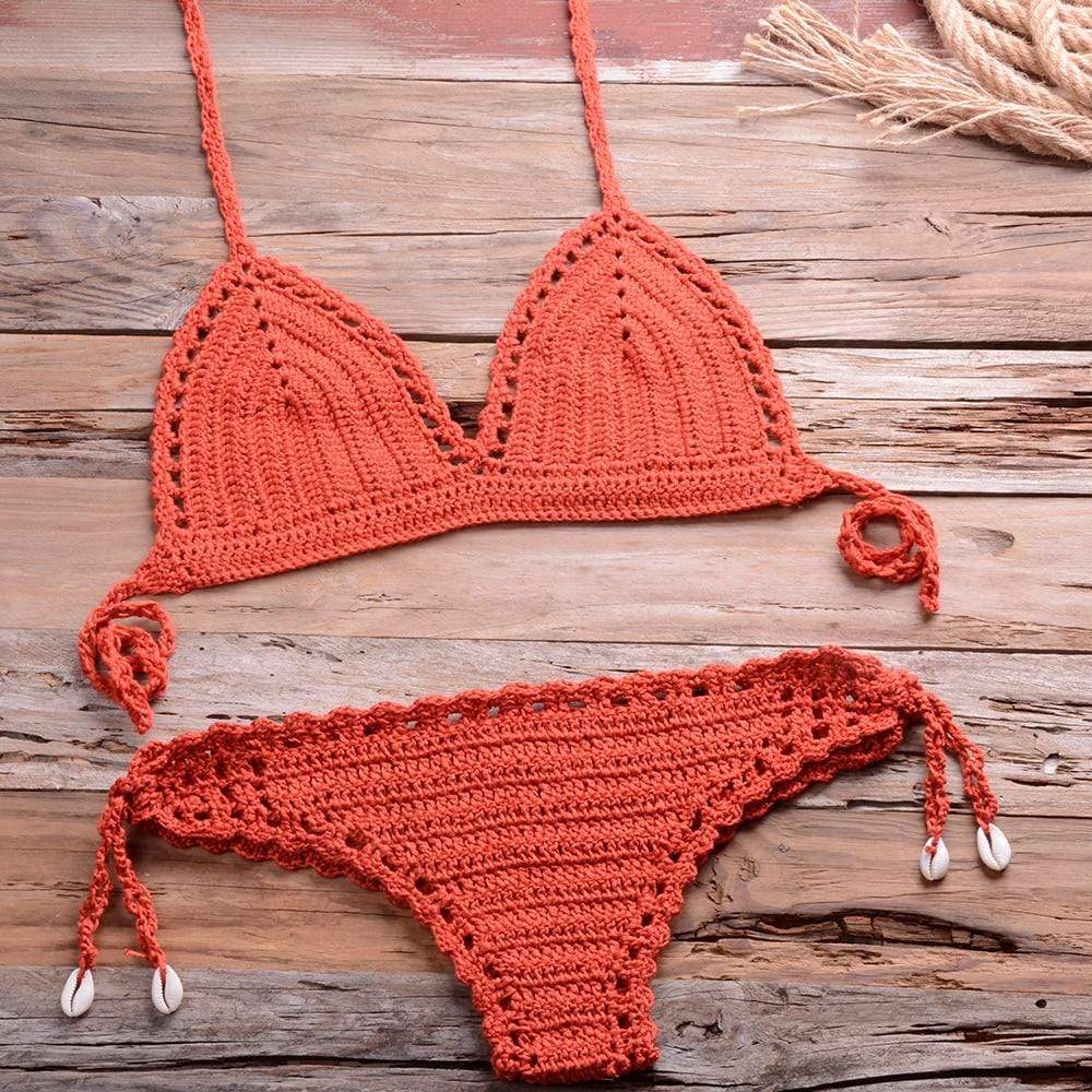 Annabella Handmade Knitted Bikini Set