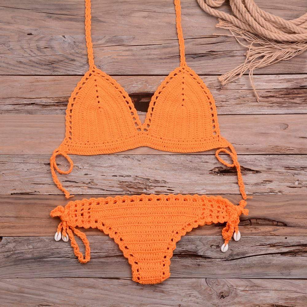 Annabella Handmade Knitted Bikini Set