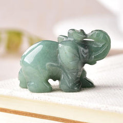 Elephant Carved Natural Crystal