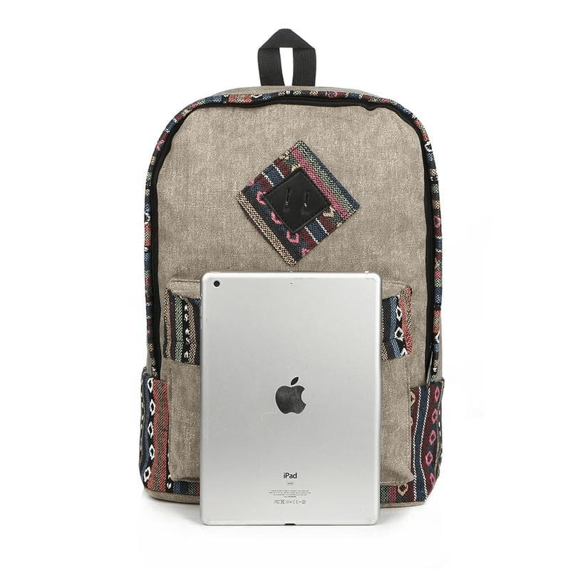 Ethnic Canvas Backpack