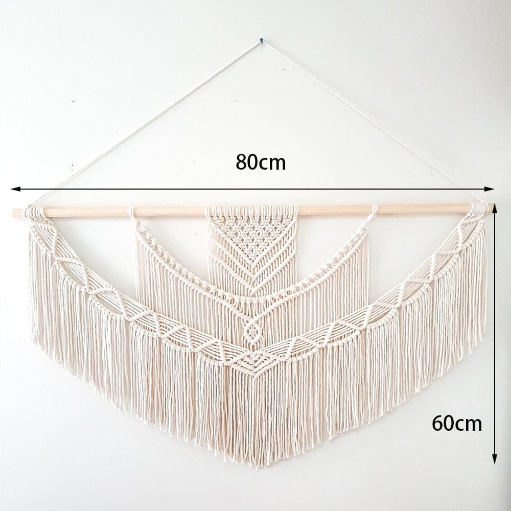 Chic Hand Woven Macrame Wall Hanging