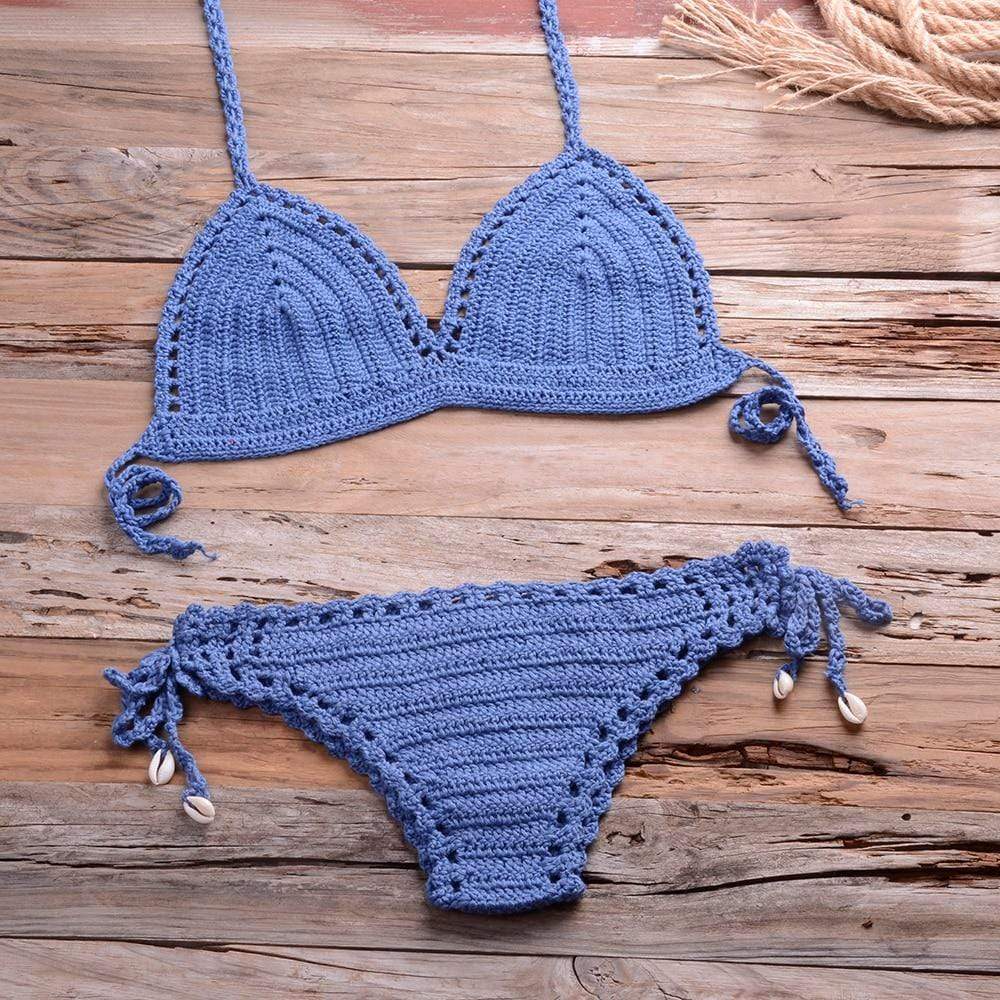 Annabella Handmade Knitted Bikini Set