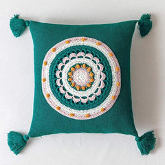 Crochet Sunflower Cushion Covers