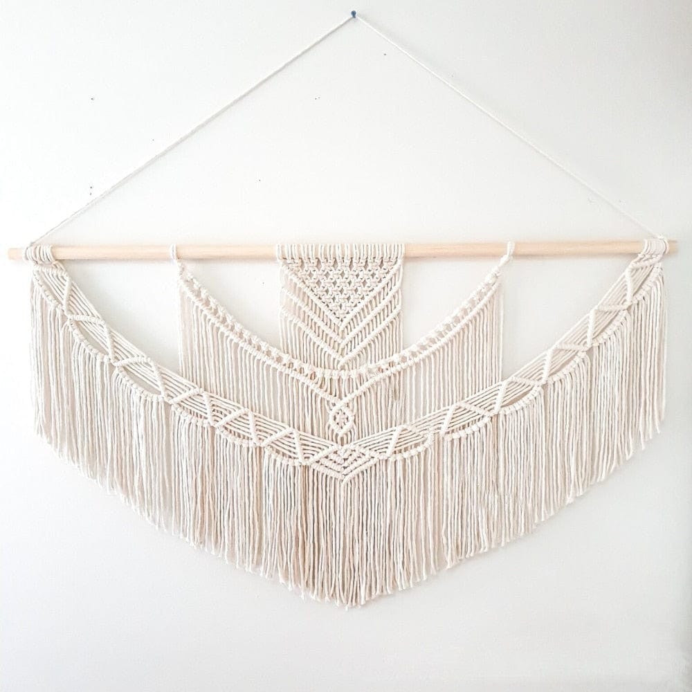 Chic Hand Woven Macrame Wall Hanging