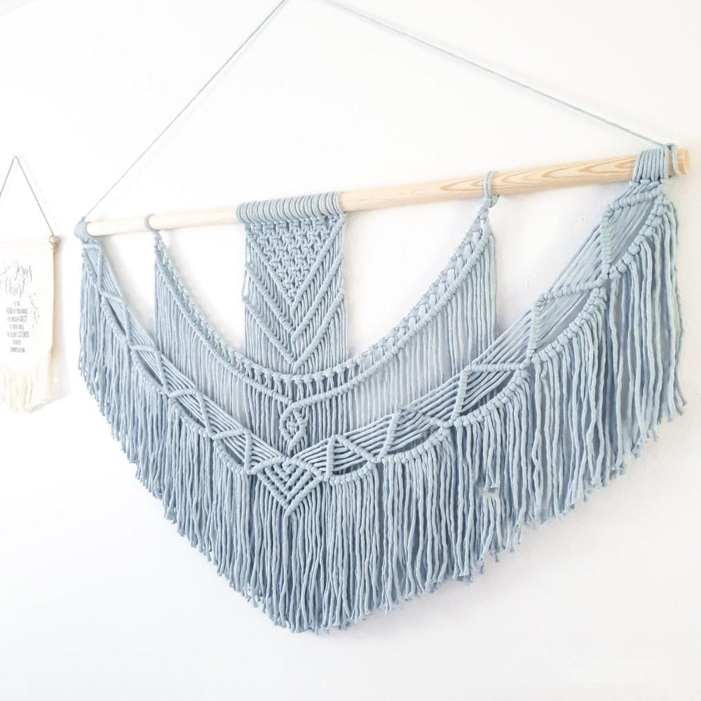 Chic Hand Woven Macrame Wall Hanging