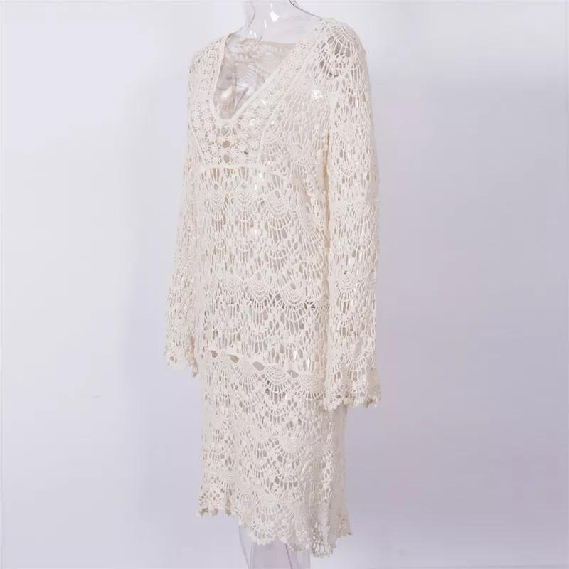 Crochet Cover Up Dress