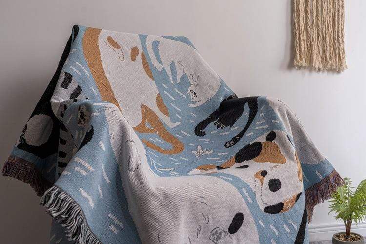 Cute Cats Throw Blanket