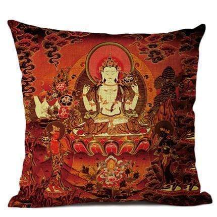 Thangka Tibetan Buddhist Painting Cushion Covers