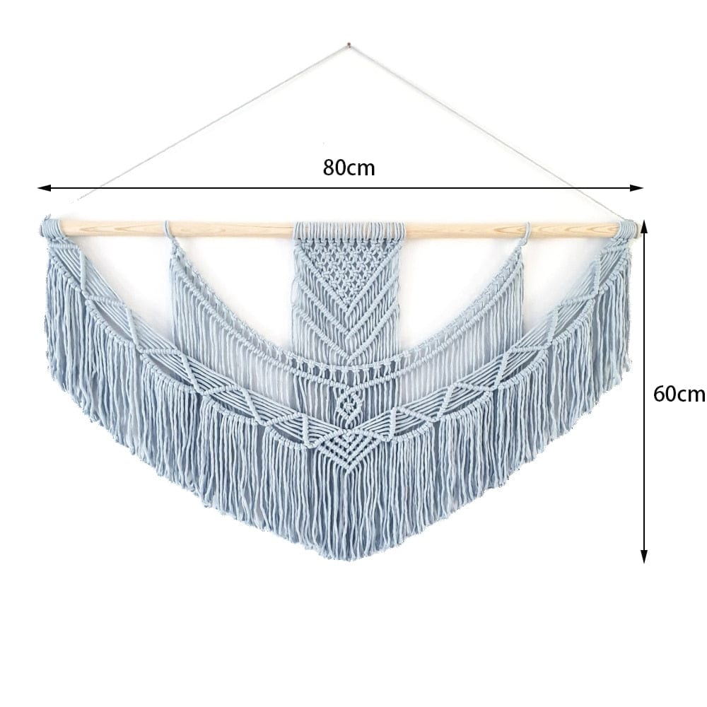 Chic Hand Woven Macrame Wall Hanging