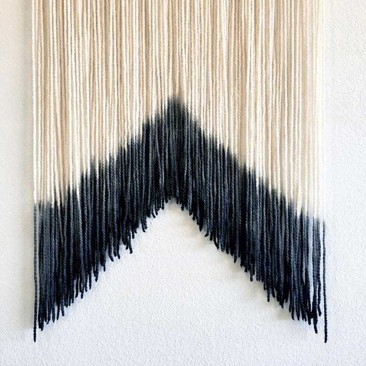 Dip-Dyed Boho Macrame Wall Hanging