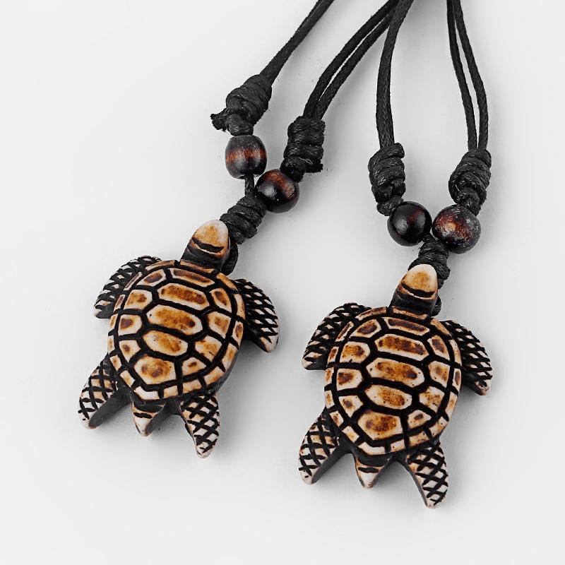 Tribal Turtle Necklace Set Of 8