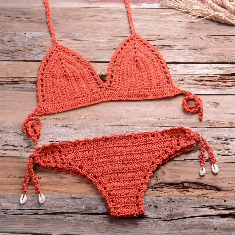 Annabella Handmade Knitted Bikini Set