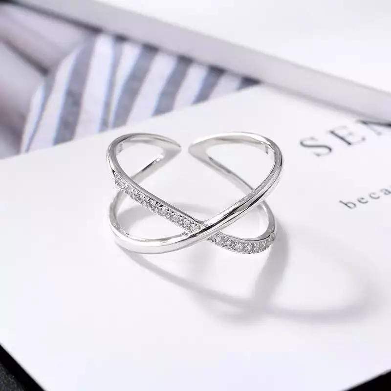 Sterling Silver Geometric Shaped Rings