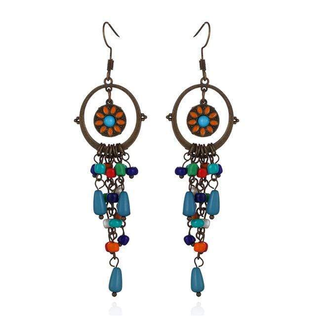 Sunflower Dangle Earrings