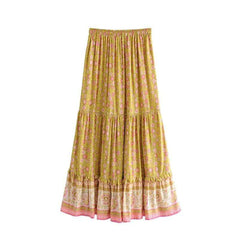 SYMPHONY Maxi Skirt - Yellow