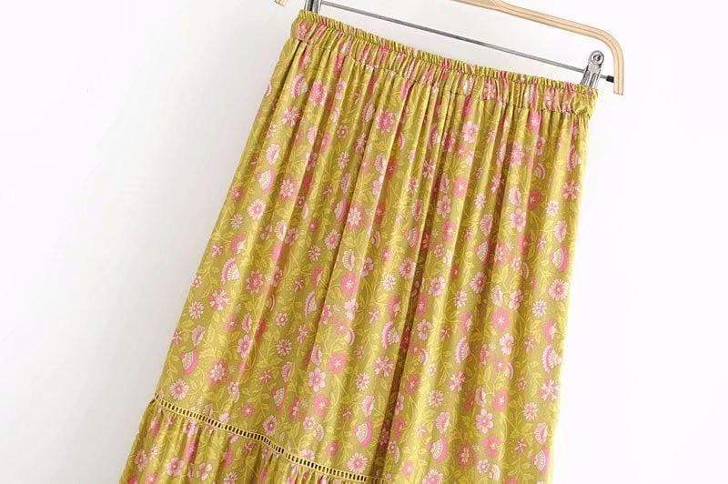 SYMPHONY Maxi Skirt - Yellow