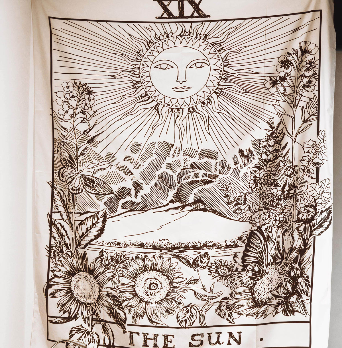 The Sun Tarot Card Tapestry