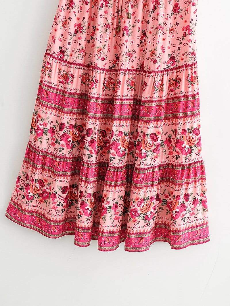 Triana Maxi Skirt in Pink