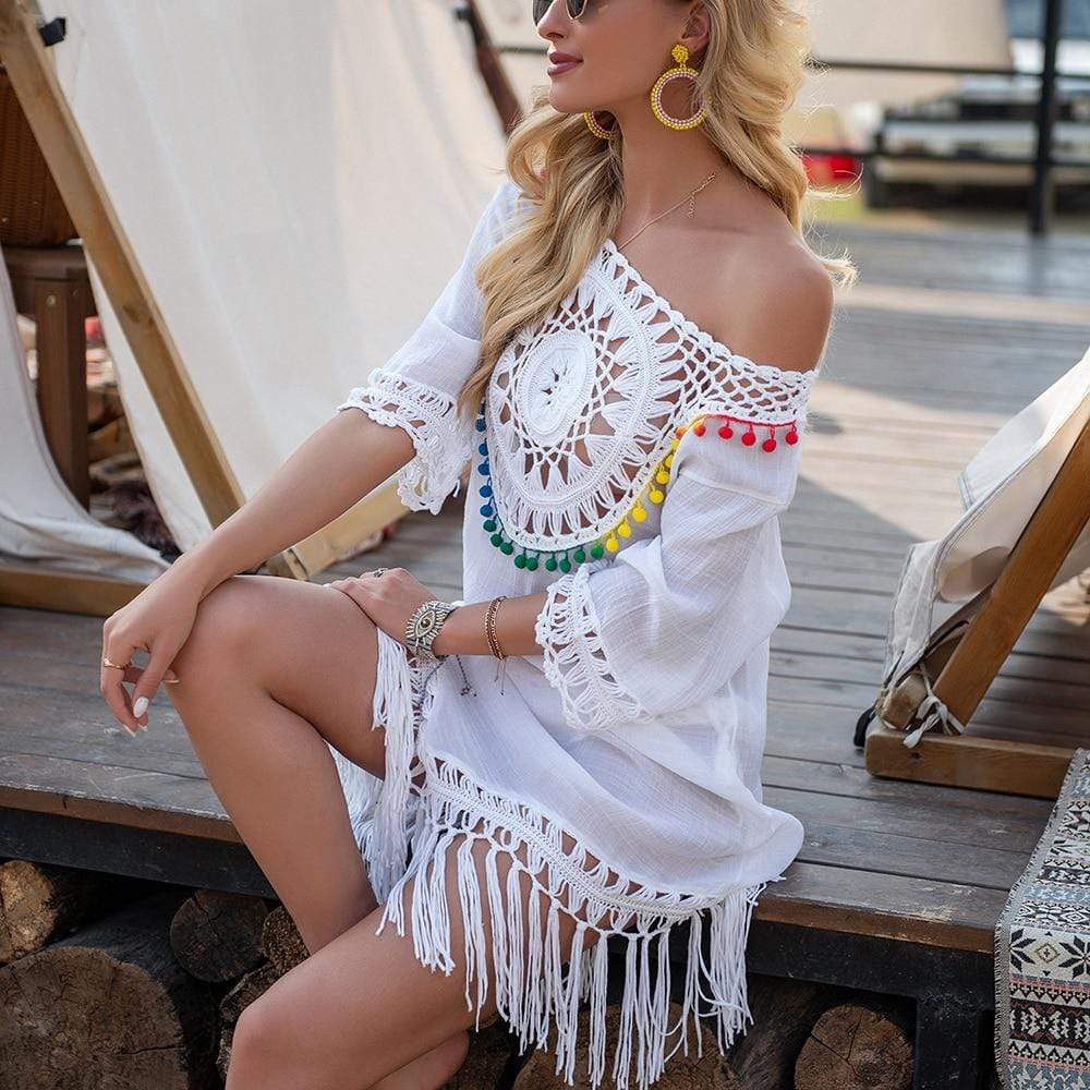 Valli Tassel Cover Up