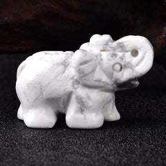 Elephant Carved Natural Crystal