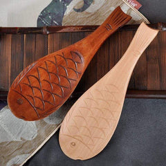 Wooden Fish Rice Spoon