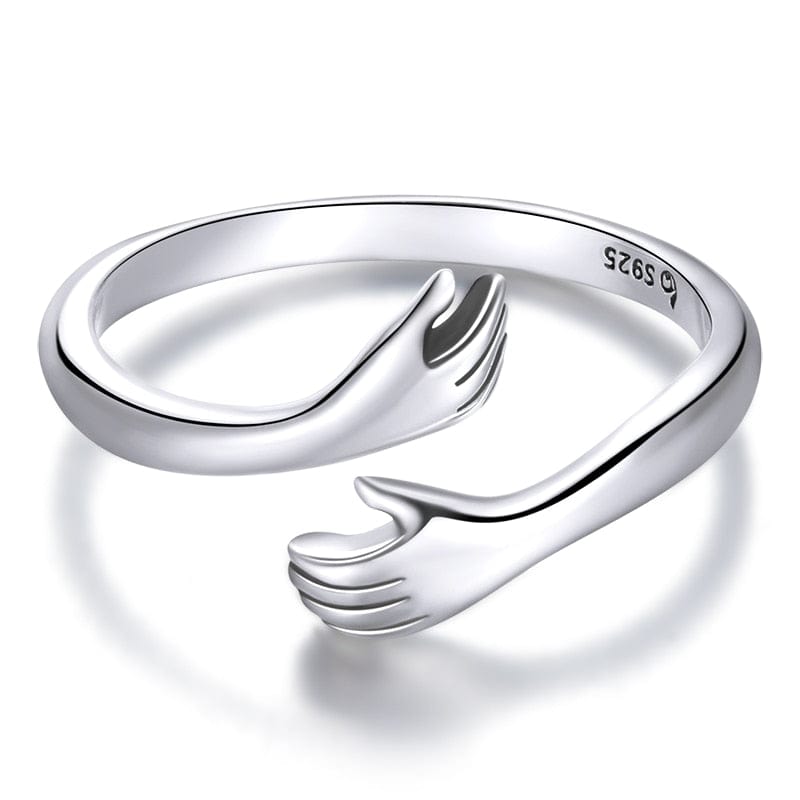 925 Sterling Silver Hug Ring