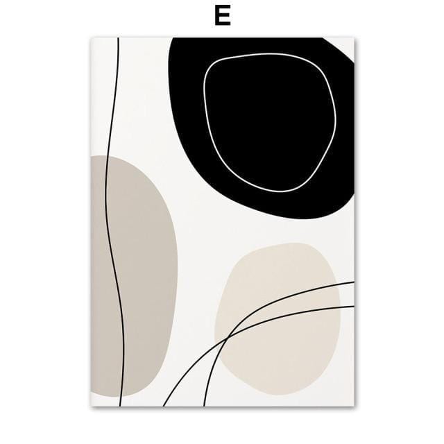 Abstract Line Nordic Posters